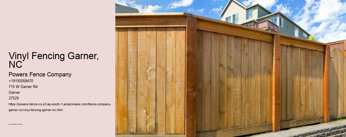Vinyl Fencing Garner, NC
