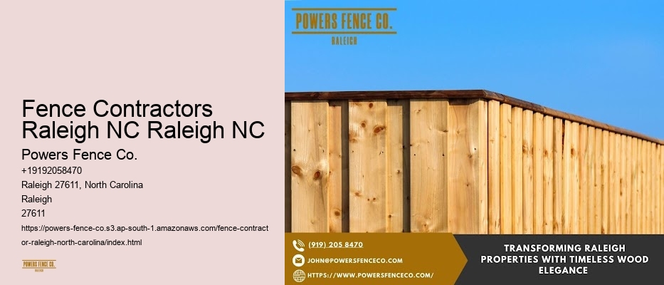 Fence Contractors Raleigh NC Raleigh NC